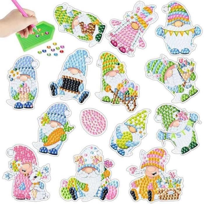 Lot De 20 Autocollants Diamant 5D – Thème Espace – Pour Enfants Et Adultes – Kit DIY Complet