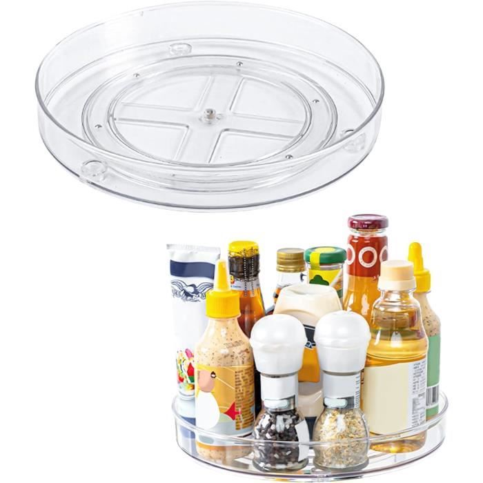 Lazy Susan Lot de 2 plateaux rotatifs – 23,5 cm – Plateau tournant Lazy Susan Lot de 2 plateaux rotatifs – 23,5 cm – Plateau tournant