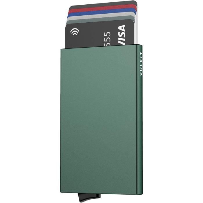 Porte-cartes Crédit Avec Blocage RFID - Pochette Avec Mousqueton Résistante à L'eau