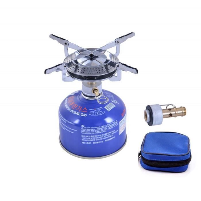 Automatique Portable Portable Pique-Nique en Plein Air Br/ûleurs /À Gaz Pliable Camping Essentiels De La Randonn/ée Outils Equipement Plein Air Noir /& Argent