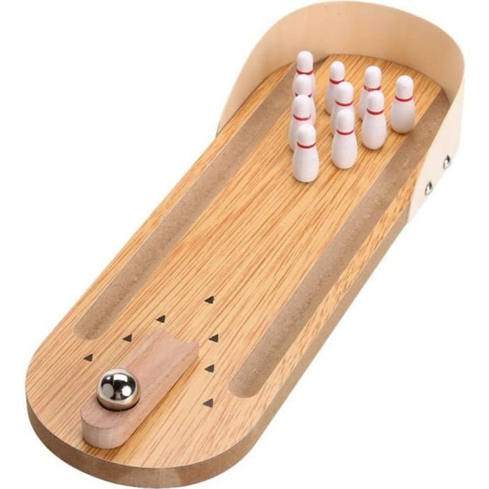 Portable Mini-Ordinateur de bureau boule de bowling Board Jeu Interactif Jouet Accessoire pour enfants