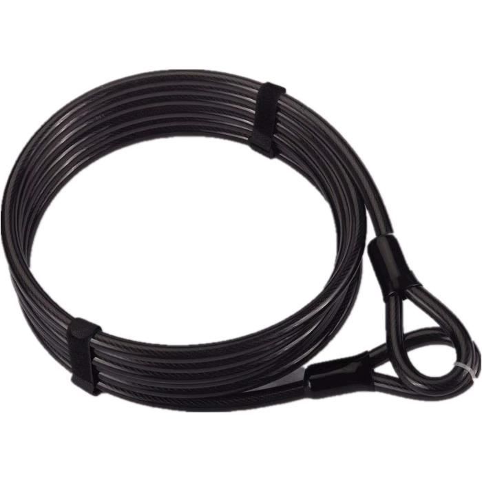 Cadenas à Disque De Verrouillage De Frein 7 Mm Avec Câble De Rappel 1,5