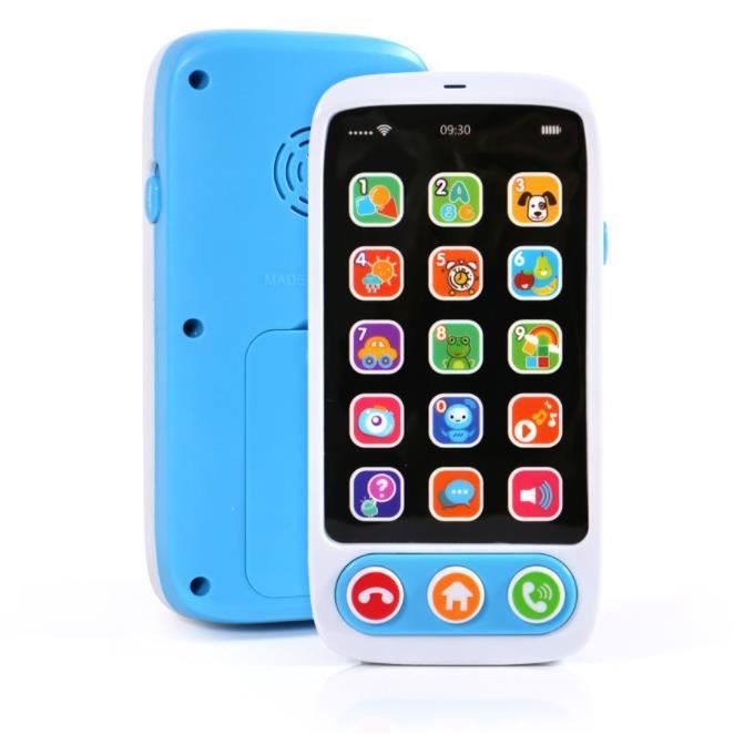 Jouet Musical Bébé 1 an,Téléphone Enfant Jouets Bébé 6,9,12 Mois, Garçon Fille, Jeux électroniques pour EnfantsTelephone Bebe Jouet,