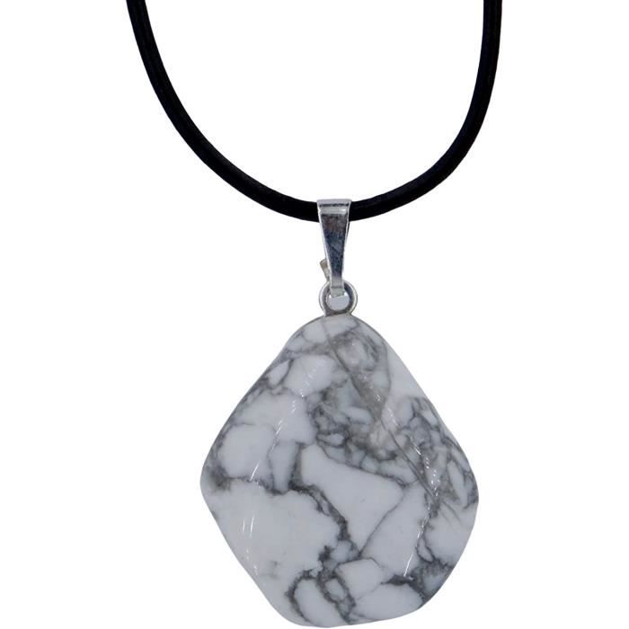 Pendentif Vintage Pierre Naturelle - Bijou Ancien Authentique - Charme Bohème
