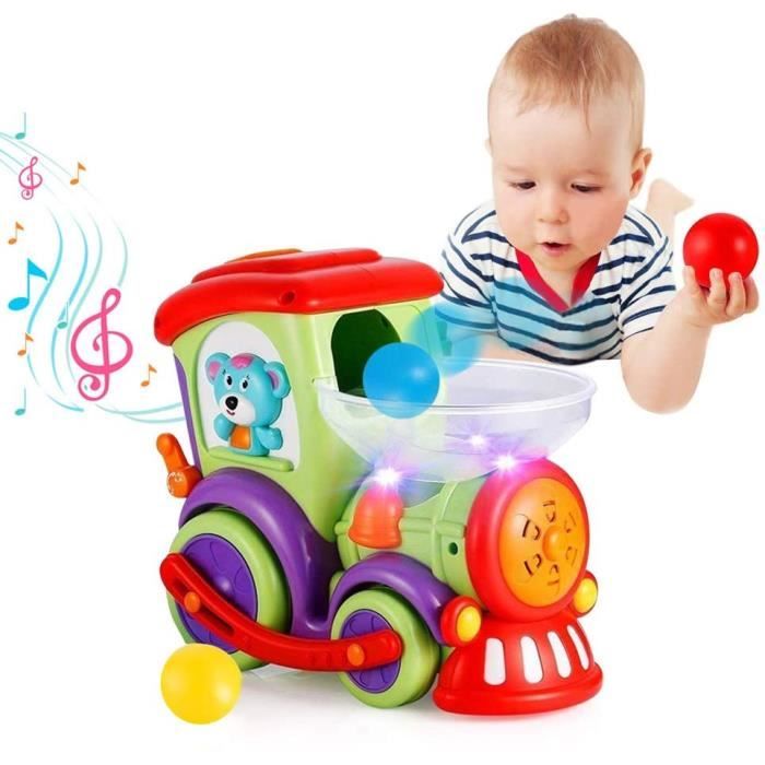 Vatos Jouets Bebe Pour 1 2 3 Ans Garcons Et Filles Jouets Pour Tout Petits Avec Balles Lumiere Parler Et Musique Jouet Educatif Pr Cdiscount