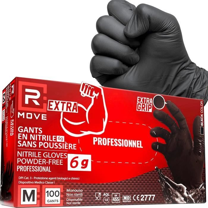 Gant Noir Prof Sans doigts (réf.4725) main image 1