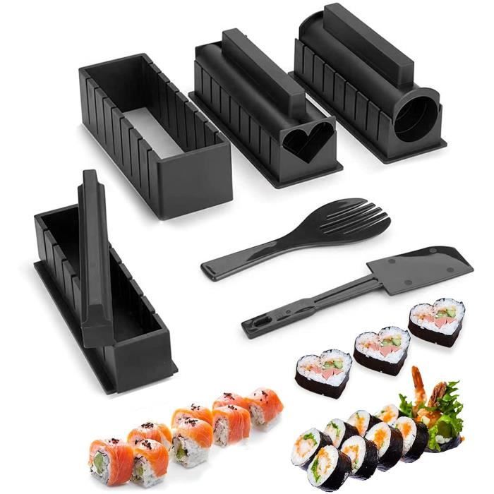Kit Sushi Maki Complet Sushi Maker Kit 10 PCS Moules à Sushi set