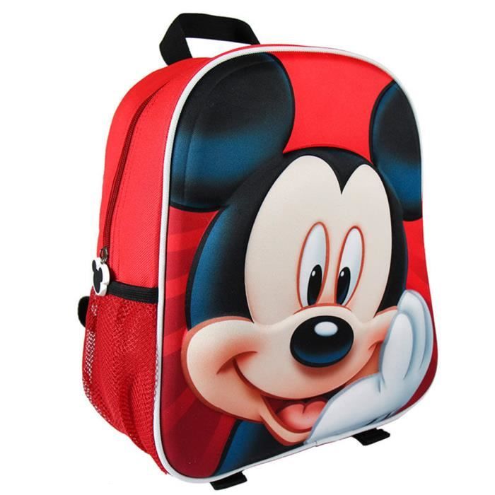Sac A Dos 31CM Bleu Marine ET Rouge