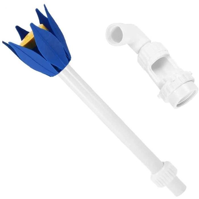 Buse Fontaine Pour Piscine En Forme De Lotus - Réglable, Hauteur Jusqu'à 5 M, Plastique, 41 Cm