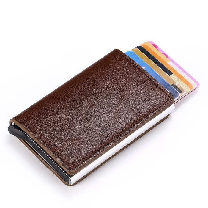 Porte-cartes De Visite SAMYO - Capacité 240 Cartes - Cuir Synthétique Noir - Organisation Professionnelle