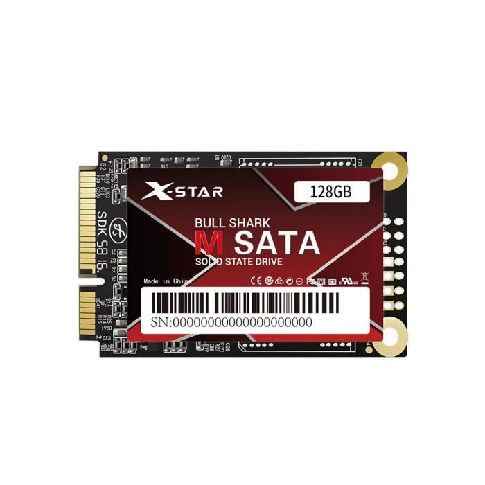 Shark Disque dur interne SSD SATA mSATA 128 Go haute performance pour  ordinateur portable SATA III 6 Go/s (128 Go, MSATA) : :  Électronique