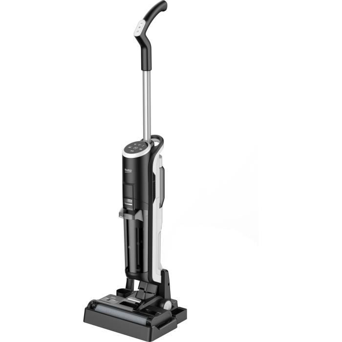 BEKO VRW80318VB Aspirateur Balai Laveur Sans fil 2 réservoirs indépendants Ecran LED et