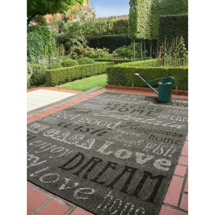 Benuta in& Outdoor Home Grau 160x230 cm Pflegeleichter