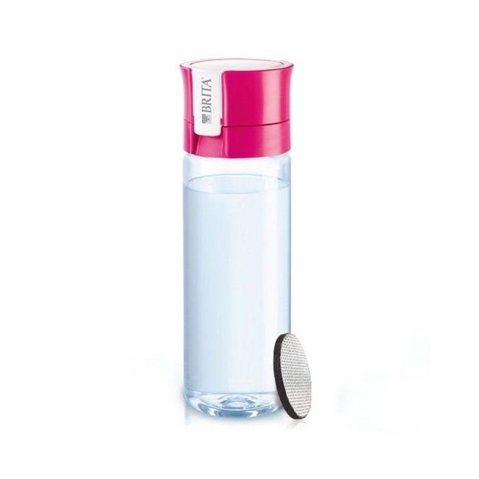 Bouteille avec filtre - BRITA - Fill & Go - 06 L - Rose - 6x8x23 cm