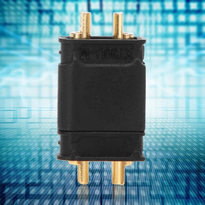 Lot De 4 Câbles D'Extension XT30 Mâle Vers Femelle 16 AWG 30 Cm - Connecteurs UF Vers UM Pour Batteries, Panneaux Solaires & Modèles RC Câble Extension XT30U