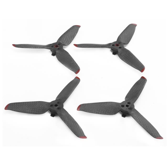 Toupie (spinner) En Fibre De Carbone 3,75" Pour Avion RC - 2 Lames, Noir - Neuf