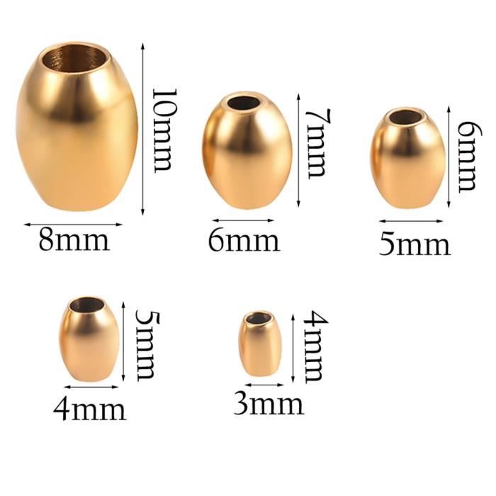 50 Perles Entretoise En Acier Inoxydable 4mm - Perles Heishi Rondes Argentées - Uxcell