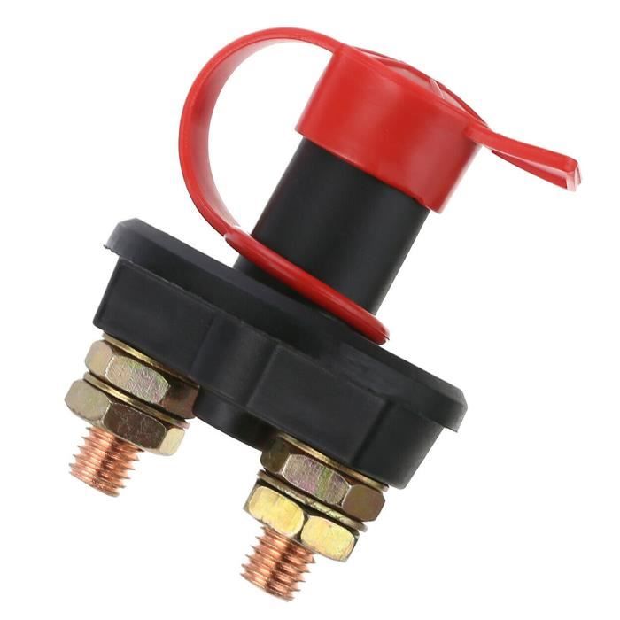 Lot De 2 Interrupteurs De Coupure Batterie 275A - 12V/24V/48V - Pour Bateau, Voiture, Camping-car, UTV - 11
