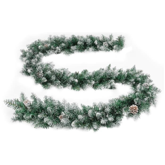 Guirlande De Noël Lumineuse Décoration En Sapin Artificiel Avec Lumieres Blanc Chaud Pour Porte Fenetre Balustrade 27m 30 Leds 76430735 Guirlande De Noël Lumineuse Décoration En Sapin Artificiel Avec Lumieres Blanc Chaud Pour Porte Fenetre Balustrade 27m 30 Leds 76430735
