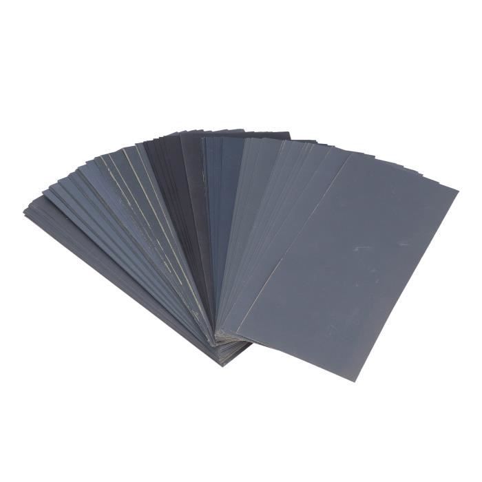 Disques Abrasifs 125 Mm - Grain 800 à 3000 - 30 Pièces - Pour Polissage à L'Eau Ou à Sec