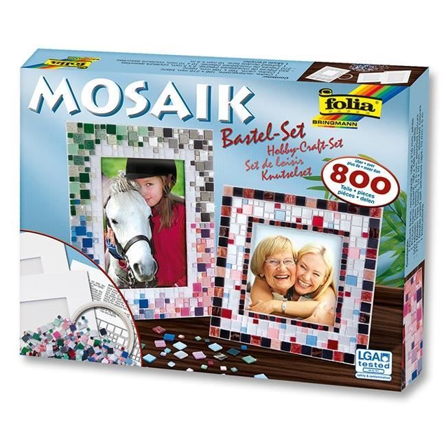 Kit mosaïque pour 2 cadres photos 800 pièces