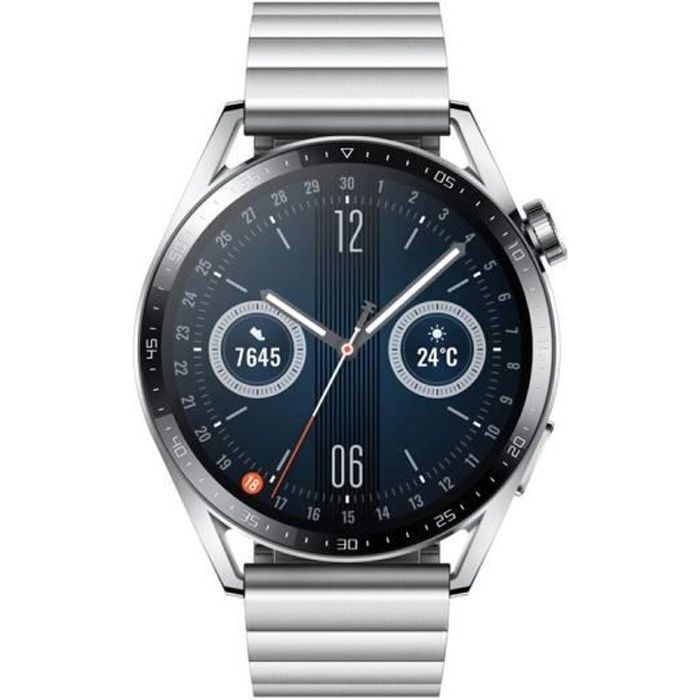 Huawei WATCH GT 3 3 63 cm 1.43 AMOLED 46 mm Numérique 466 x 466 pixels Écran tactile Acier inoxydable GPS satellite Neuf - vue 5