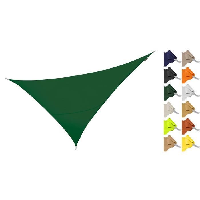 Voile D'ombrage Triangulaire Imperméable Hitopin - 2x2x2 M, Protection UV 95% - Pour Jardin, Terrasse, Piscine - 9