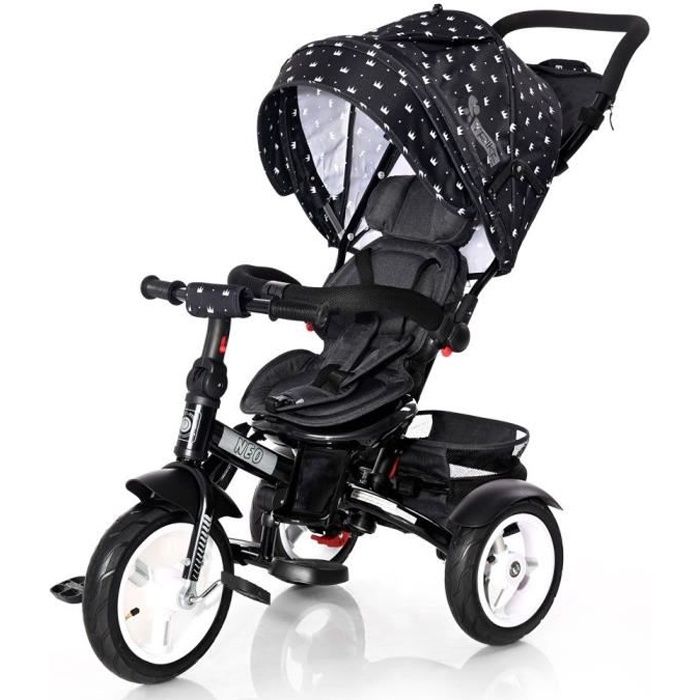 Tricycle évolutif bébé/enfant Lorelli NEO Roues gonflables Noir