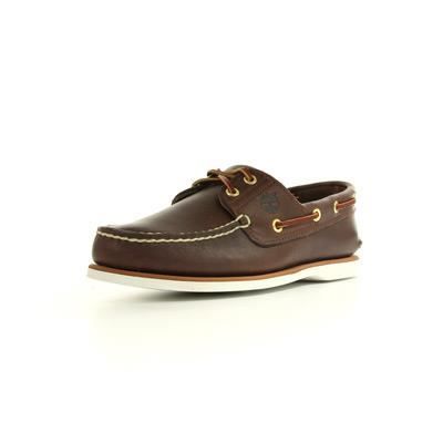 Chaussures bateau Timberland Classic s2l - Cuir marron cousu main - Semelle non marquante