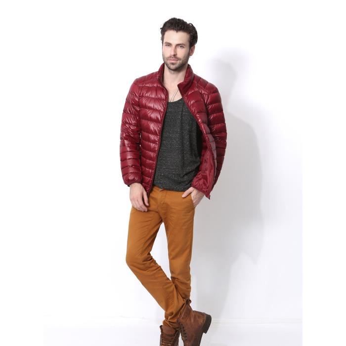 Doudoune homme hiver Super Light Veste Blouson Homme Luxe ...