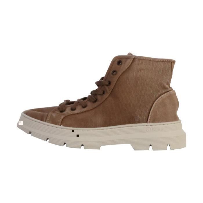 Natural World Basket Montante à Lacets Natural World Bota Enzimatica - Beige Enz