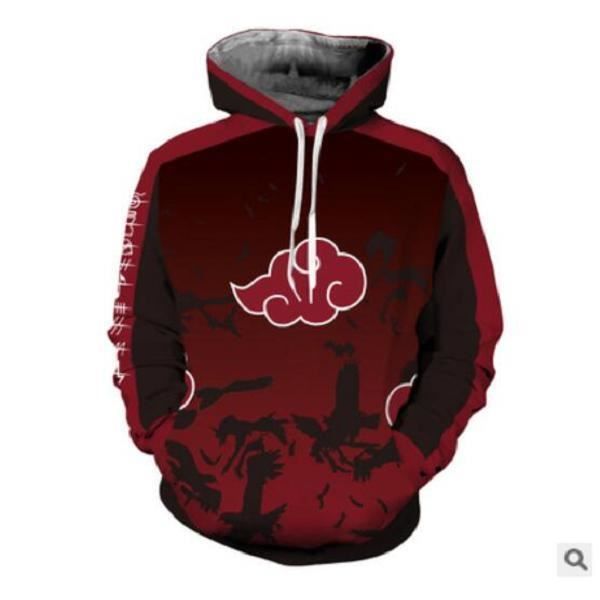 Naruto - Sweat à capuche bleu avec blason Uchiha | Elbenwald Naruto - Sweat à capuche bleu avec blason Uchiha | Elbenwald