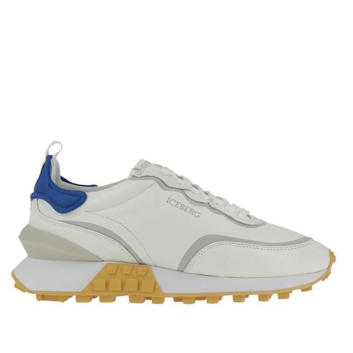 Basket homme Iceberg IU1464 coloris Blanc pointurehomme 42