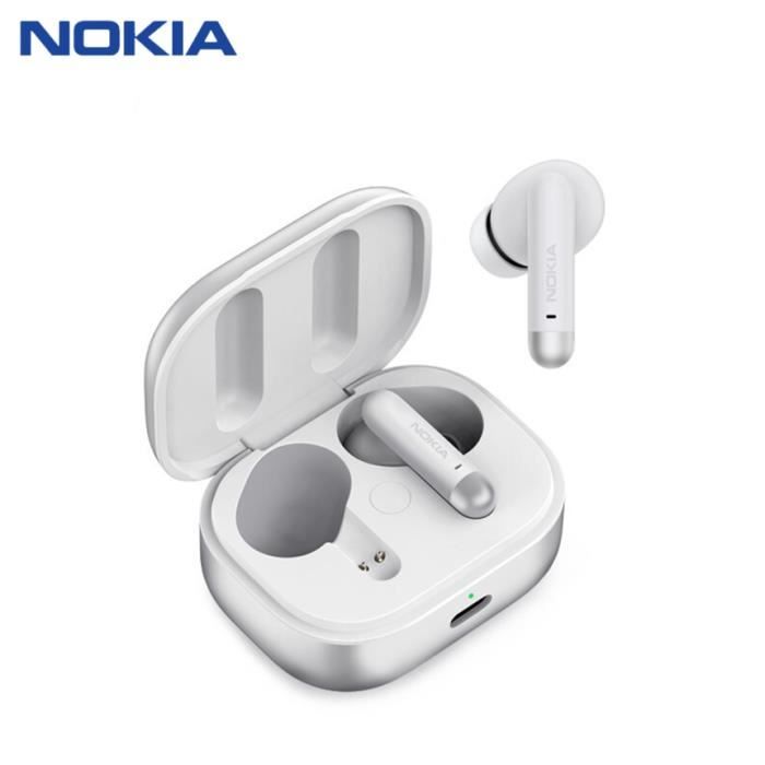 Nokia Écouteurs Bluetooth - Blanc - E3511 Essential True Wireless 5.2