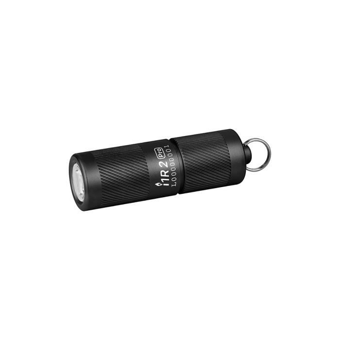 Lampe de poche - OLIGHT - I1R2 PRO - Rechargeable - Utilisation extérieure - Couleur noire Lampe de poche - OLIGHT - I1R2 PRO - Rechargeable - Utilisation extérieure - Couleur noire