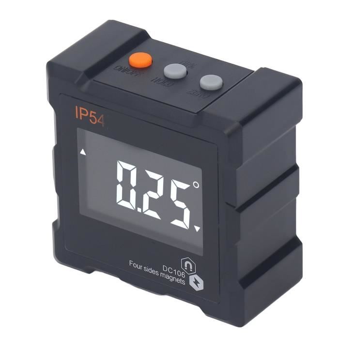 Inclinomètre Numérique Magnétique - Écran LCD, Mesure 360°, étanche IP54 - Parfait Bricolage, Menuiserie, Travaux - 8