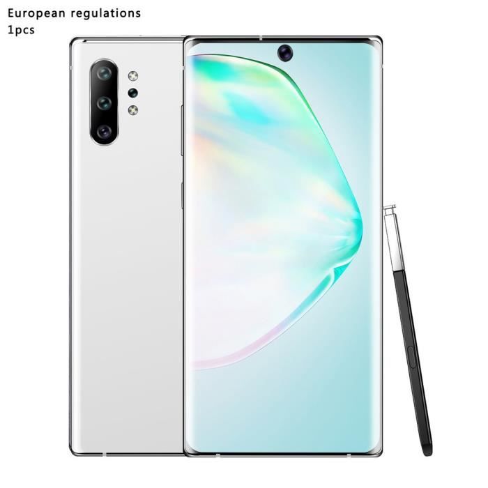 Vente Téléphone portable Note10+ 6.5" HD+ Android Smartphone de caméra vraiment perforé d'écran -Double SIM carte - 3 caméras arrière - Face ID - Full pas cher Vente Téléphone portable Note10+ 6.5" HD+ Android Smartphone de caméra vraiment perforé d'écran -Double SIM carte - 3 caméras arrière - Face ID - Full pas cher