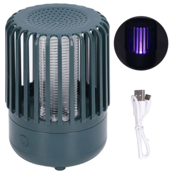 Lampe Anti-moustiques UV USB 2025 - Piège à Insectes Sans Produit Chimique, Pour Intérieur, Plateau Amovible