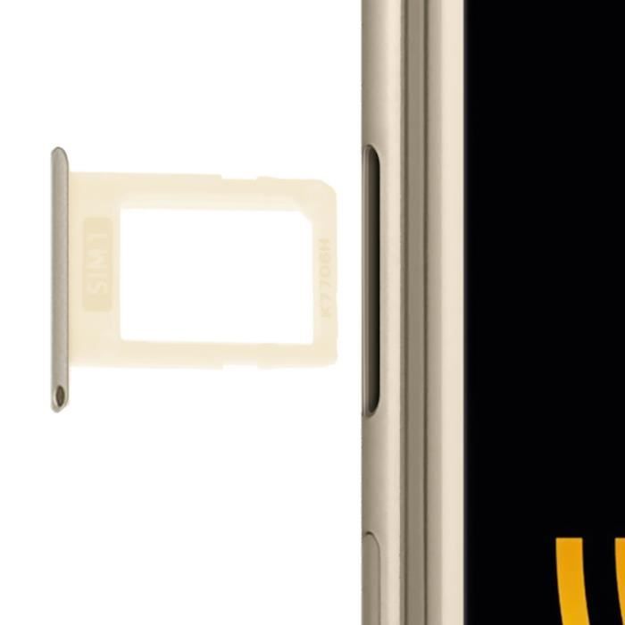 Samsung Tiroir Carte SIM Galaxy J3 2017 Doré - vue 2