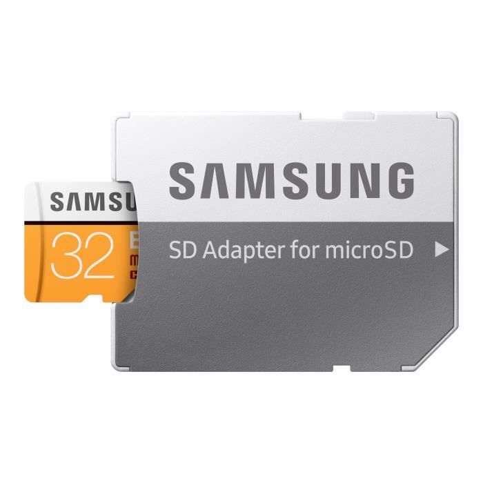 Samsung EVO MB MP32GA Carte mémoire flash adaptateur microSDHC SD inclus e UHS Class 1 Class10 microSDHC UHS I - vue 2