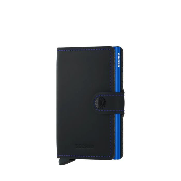 Porte-cartes Miniwallet Matte Secrid Ref 59351 Noir Bleu 10.2*6.5*2 cm TU