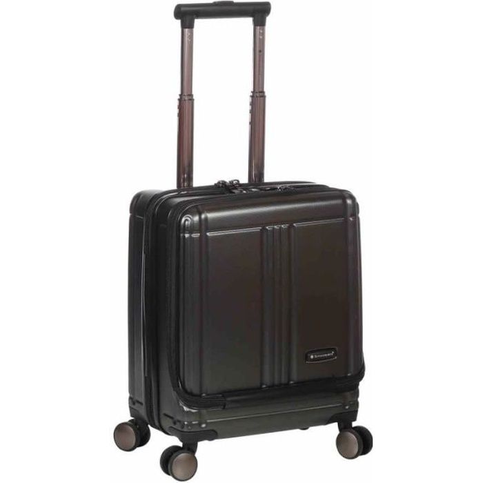 valise cabine 4 roues avec compartiment PC Noir - Snowball.