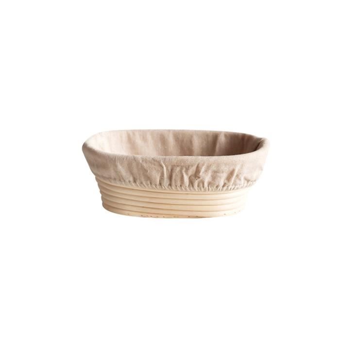 Panier Fermentation Pain Zenker 30cm - Rotin Naturel Pour Pain Aéré - Corbeille à Pain Rustique