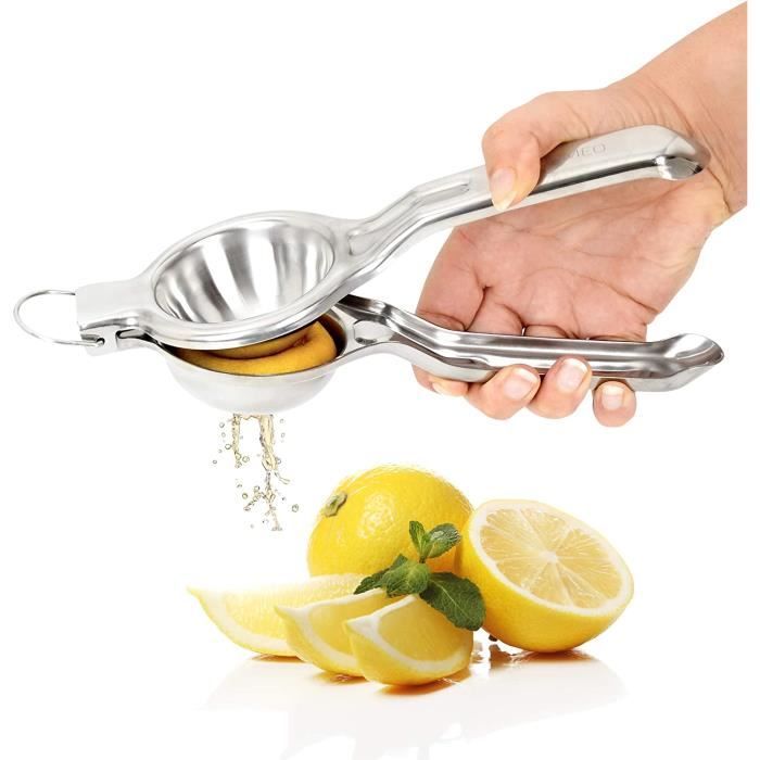 Presse-agrumes de presse-citron et d'orange en acier inoxydable avec