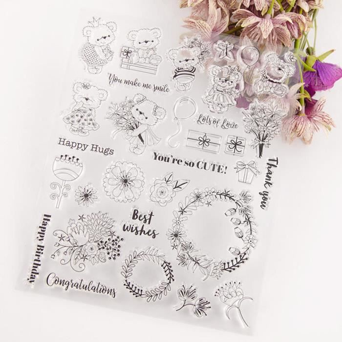 Tampon Transparent Hérisson En Silicone – Parfait Pour Scrapbooking, Cartes Et DIY Créatif