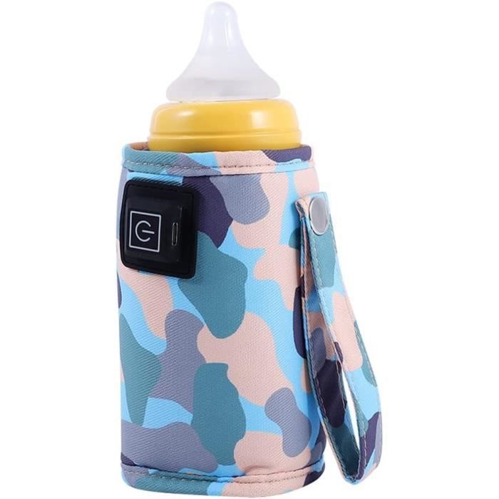 Chauffe-Eau Portable Sans Fil 300 Ml - Chauffe-Biberon Nomade Pour Bébé, Température Constante 37-55°C, Batterie 5200 MAh