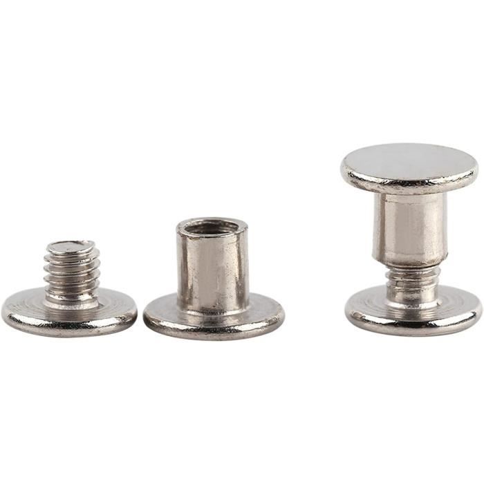 Chicago Screws 6Mm,Cuir Ew, Rivets Larges Pour Cuir, 14 Vis Chicago ...