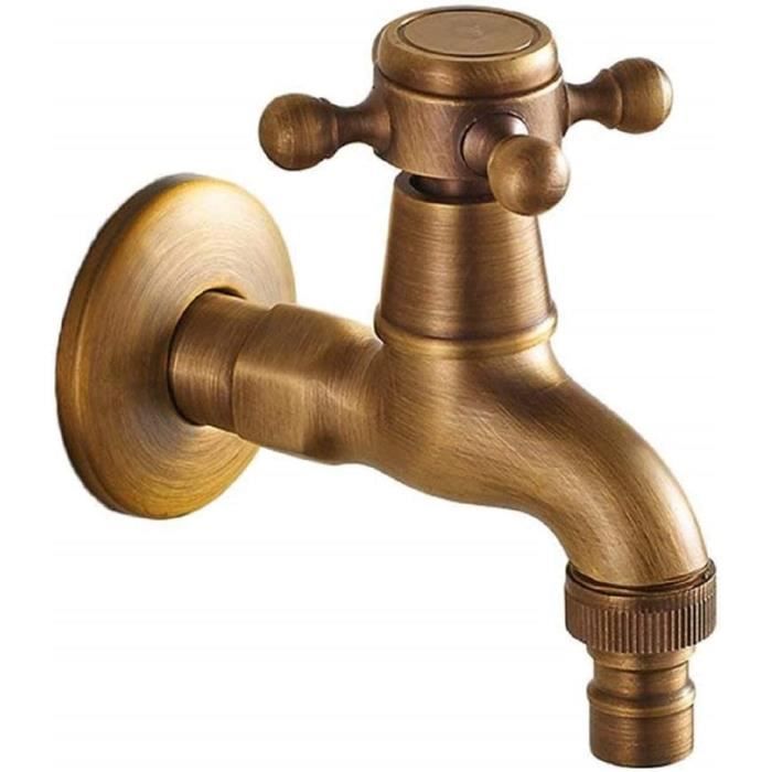 ANCIEN ROBINET EN bronze - pour fût ou tonneau de vin - vigne vintage décoration EUR 16,00 - FR