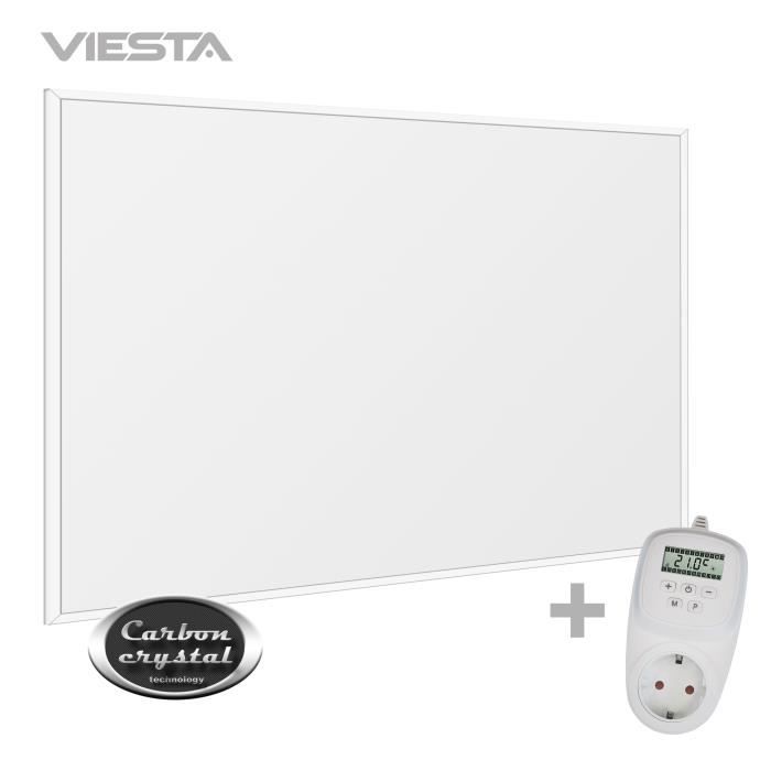radiateur mural ultra plat F300 300W 230V Viesta Chauffage infrarouge avec cadre panneau chauffant 