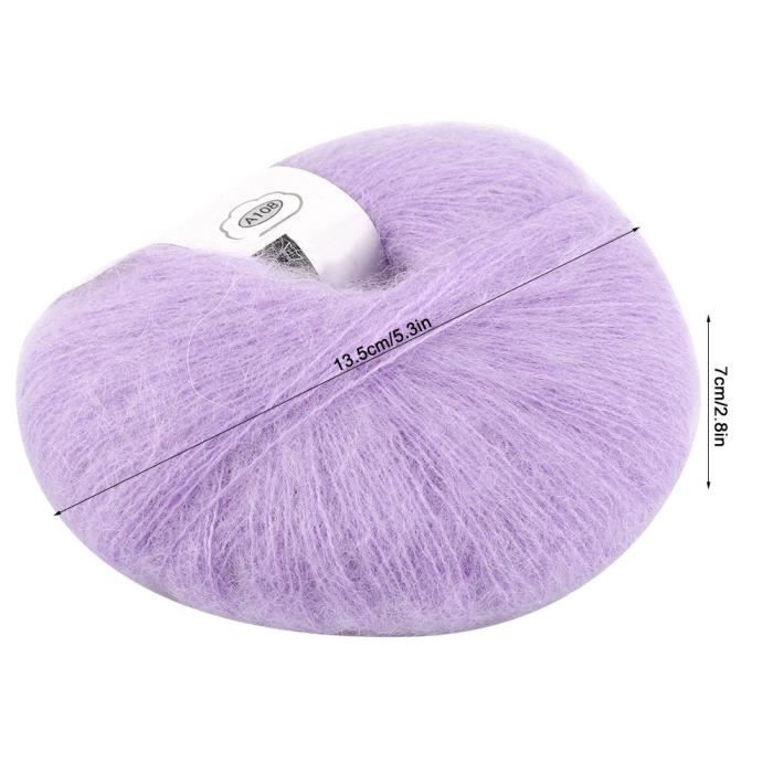 Longue écharpe tricotée en mohair vert pétrole bleu clair, accessoire doux et élégant